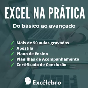 Imagem do curso Excélebro - Excel na Prática - do Básico ao Avançado 