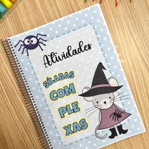 Imagem de capa para o Ebook Atividades Sílabas Complexas 