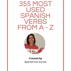 Cover image for Ebook 355 Most Used Spanish Verbs from A - Z