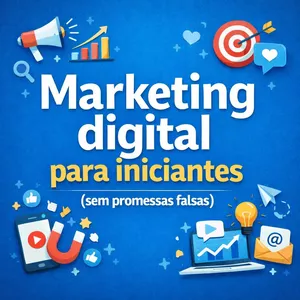 Imagem de capa para o Ebook Marketing digital para iniciantes 