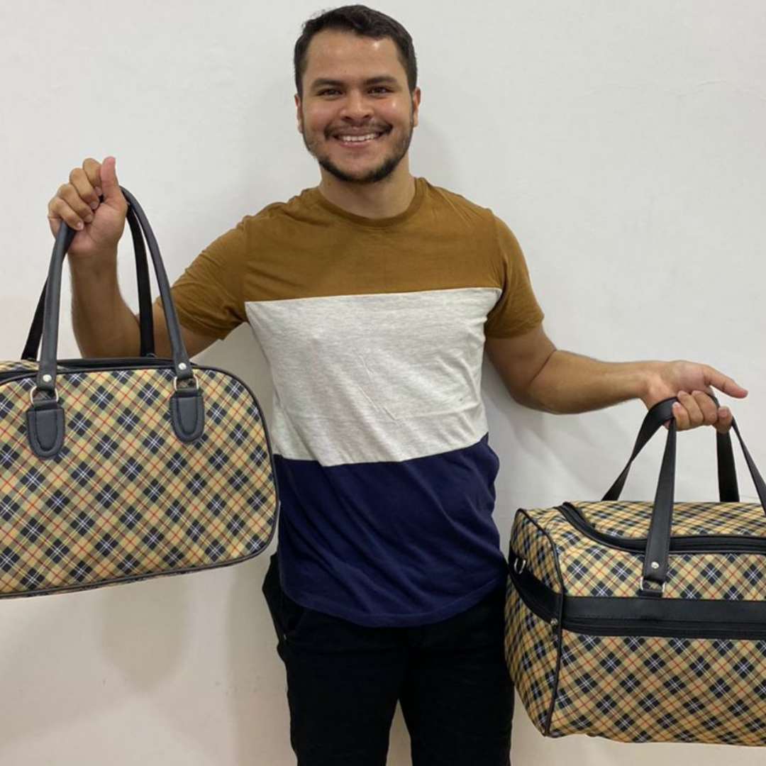 Curso Curso de Costura Kit Bolsas para Viagem 