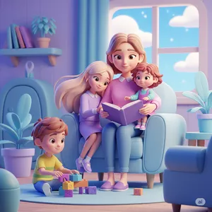 Imagen de portada para Ebook CUENTO PARA COLOREAR - EL ROMPECABEZAS DE NUESTRA FAMILIA 