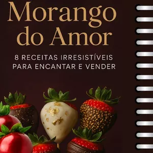 Imagem de capa para o Ebook Morango Do Amor: Receitas Irresistiveis Para Encantar E Vender.