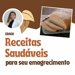 Imagem de capa para o Ebook Receitas Saudáveis para seu Emagrecimento