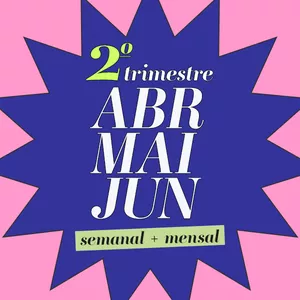 Imagem de capa para o Ebook Planner TDAH Semanal + Mensal 2024 (2º trimestre)