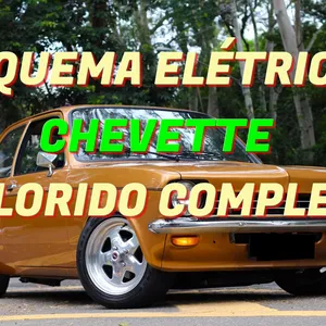 Imagem principal do produto Esquema Elétrico do Chevrolet Chevette - 1973 a 1978 - Tamanho de Projeto A1
