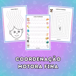 Imagem de capa para o Ebook Coordenação Motora Fina 1