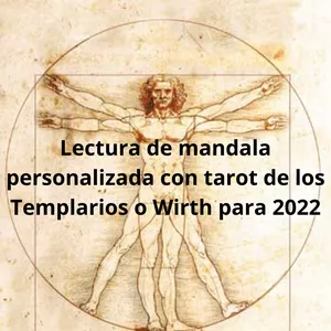 Imagem principal do produto Lectura personalizada de Mandala con Tarot de los Templario o Wirth