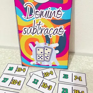 Imagem de capa para o Ebook DOMINÓ DA SUBTRAÇÃO