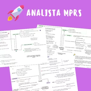Imagem principal do produto Analista MPRS (2021) - Mapas mentais