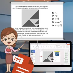[SLIDES/PPT com animações]: 35 resoluções ENEM para DataShow por Curso Matemática em Foco