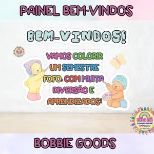 Imagem de capa para o Ebook PAINEL BEM-VINDOS BOBBIE GOODS 