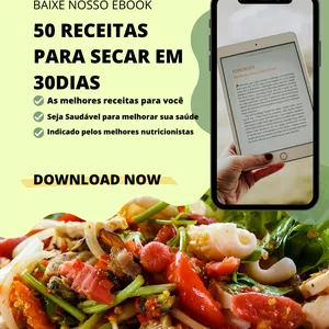 Imagem de capa para o Ebook 50 Receitas para secar em 30Dias