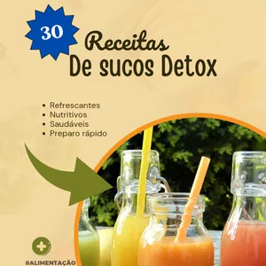 Imagem do curso "Ebook: 30 Receitas de Suco Detox para uma Vida Saudável"