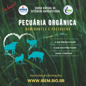 Imagem do curso CURSO PECUARIA ORGÂNICA: RUMINANTES E PASTAGENS