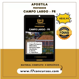 Imagem do curso Apostila Professor de Campo Largo - PR