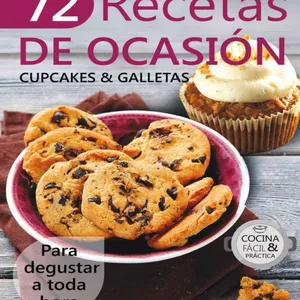 Imagen de portada para Ebook 72 Recetas de Ocasión- Cupcakes y Galletas