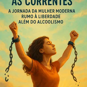 Imagem de capa para o Ebook Desvencilhando as Correntes do Alcoolismo Feminino. 