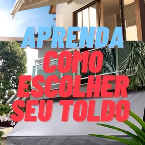 Imagem de capa para o Ebook APRENDA COMO ESCOLHER SEU TOLDO ANTES DE COMPRAR 
