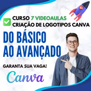 Imagem do curso Curso - Criação de Logotipos Canva do Básico ao Avançado