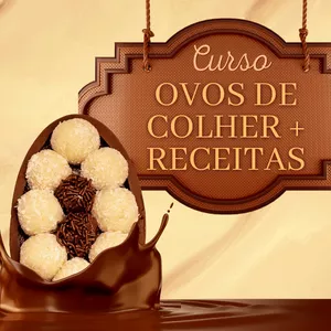 Imagem do curso Curso de Aprendizagem: Ovos de Colher para Fazer e Vender + Receitas Variadas.