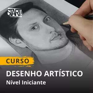 Imagem de capa para o Curso online Curso de Desenho Artístico - Nível Iniciante
