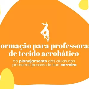 Imagem de capa para o Curso online Formação de Professoras em Tecido Acrobático