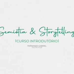 Imagem de capa para o Curso online SEMIÓTICA E STORYTELLING - básico