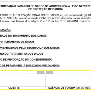 Imagem de capa para o Ebook Ficha de Cadastro e Termo de Autorização para Uso de Dados Conforme a LGPD