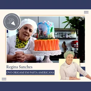 Imagem de capa para o Curso online BOLO ORIGAMI EM PASTA AMERICANA