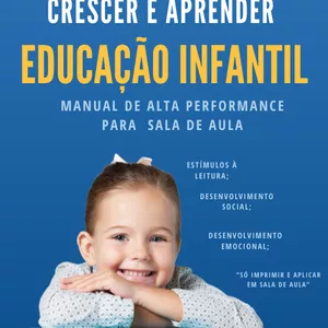 Imagem de capa para o Ebook Crescer e aprender - Educação infantil
