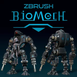 Imagem de capa para o Curso online ZBRUSH BIOMECH