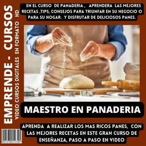 Imagen de portada para Curso online MAESTRO EN PANADERÍA ARTESANAL + BONUS DE OBSEQUIOS