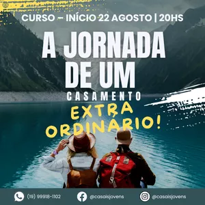 Imagem de capa para o Evento presencial Jornada Extraordinária!
