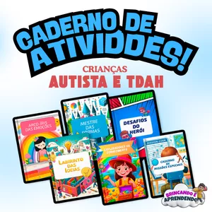 Imagem de capa para o Curso online Caderno de Atividades para Crianças com TDAH e Autismo 