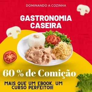 Imagem de capa para o Ebook Gastronomia Caseira