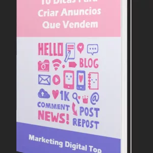 Imagem de capa para o Ebook 10 Dicas de como Criar Anúncios e Vendem!