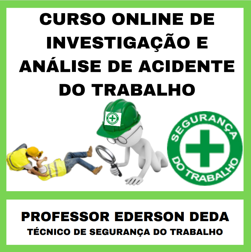 Imagem do curso Investigação de Acidente do Trabalho - Curso Online 