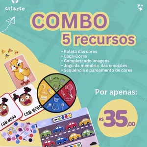 Imagem de capa para o Ebook Combo 5 recursos