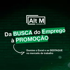 Imagem de capa para o Curso online Excel: Da Busca do Emprego à Promoção