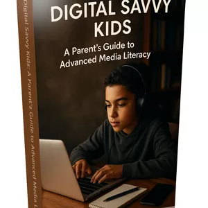Imagem de capa para o Ebook Digital Savvy Kids A Parents Guide to Advanced Media Literacy