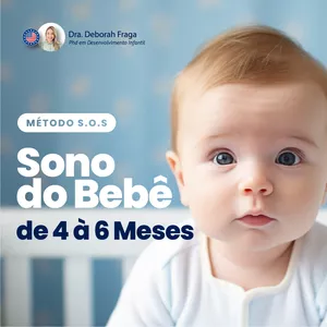 Imagem de capa para o Curso online MÉTODO S.O.S | Sono do Bebê de 4 à 6 Meses: Regressão de Sono