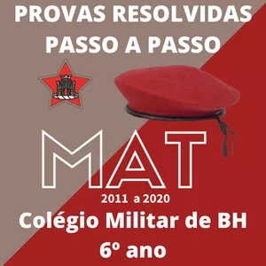 Imagem de capa para o Curso online Provas Resolvidas do Col. Militar BH (CMBH) - 6º ano