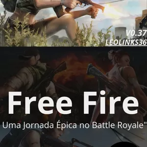 Imagem de capa para o Ebook Free Fire Uma Jornada Épica no Battle Royale