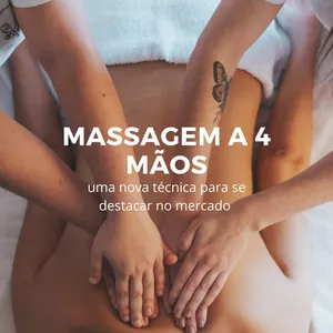 Imagem de capa para o Ebook Massagem a 4 mãos