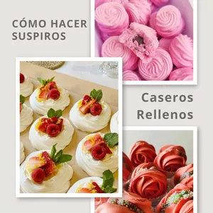 Imagen de portada para Ebook Guia - Cómo Hacer Suspiros Caseros Rellenos