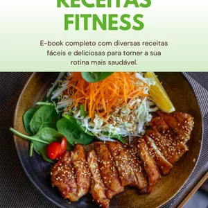 Imagem de capa para o Ebook Receitas Fitness