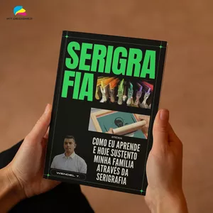 Imagem de capa para o Ebook Serigrafia em Casa