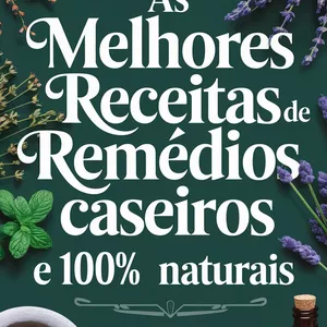 Imagem de capa para o Ebook As Melhores Receitas de Remédios Caseiros e 100% Naturais