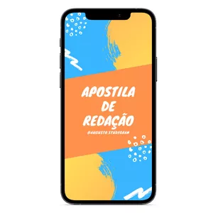 Imagem de capa para o Ebook E-book de Redação Augusto Studygram